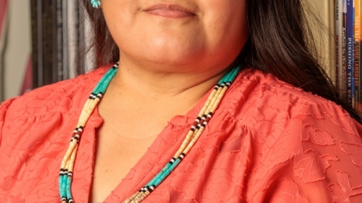 Portrait of Vina Begay, librarian and archivist with the ASU Library's Labriola National American Indian Data Center.