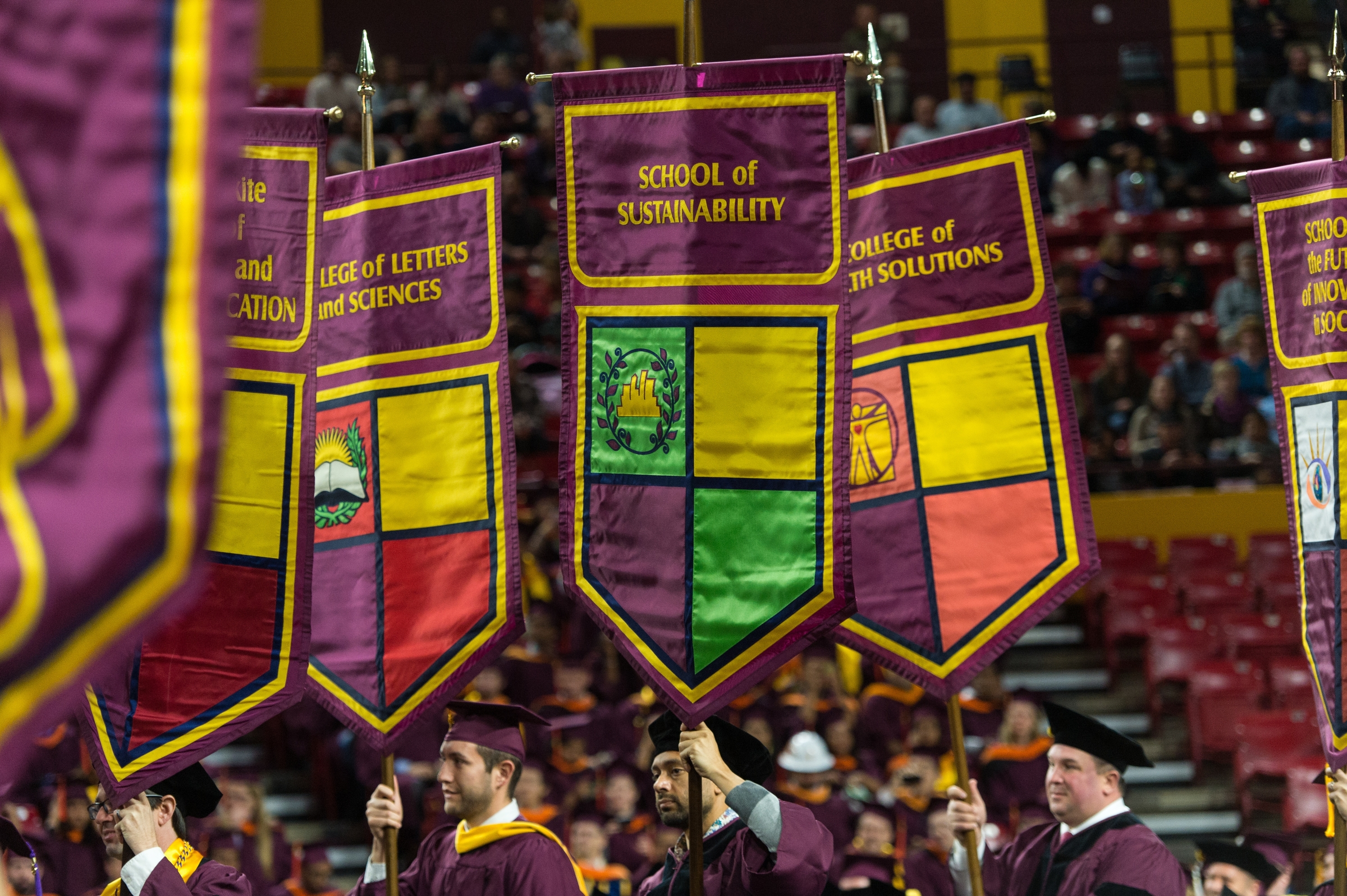 ASU's Graduate Commencement in fall 2015.
