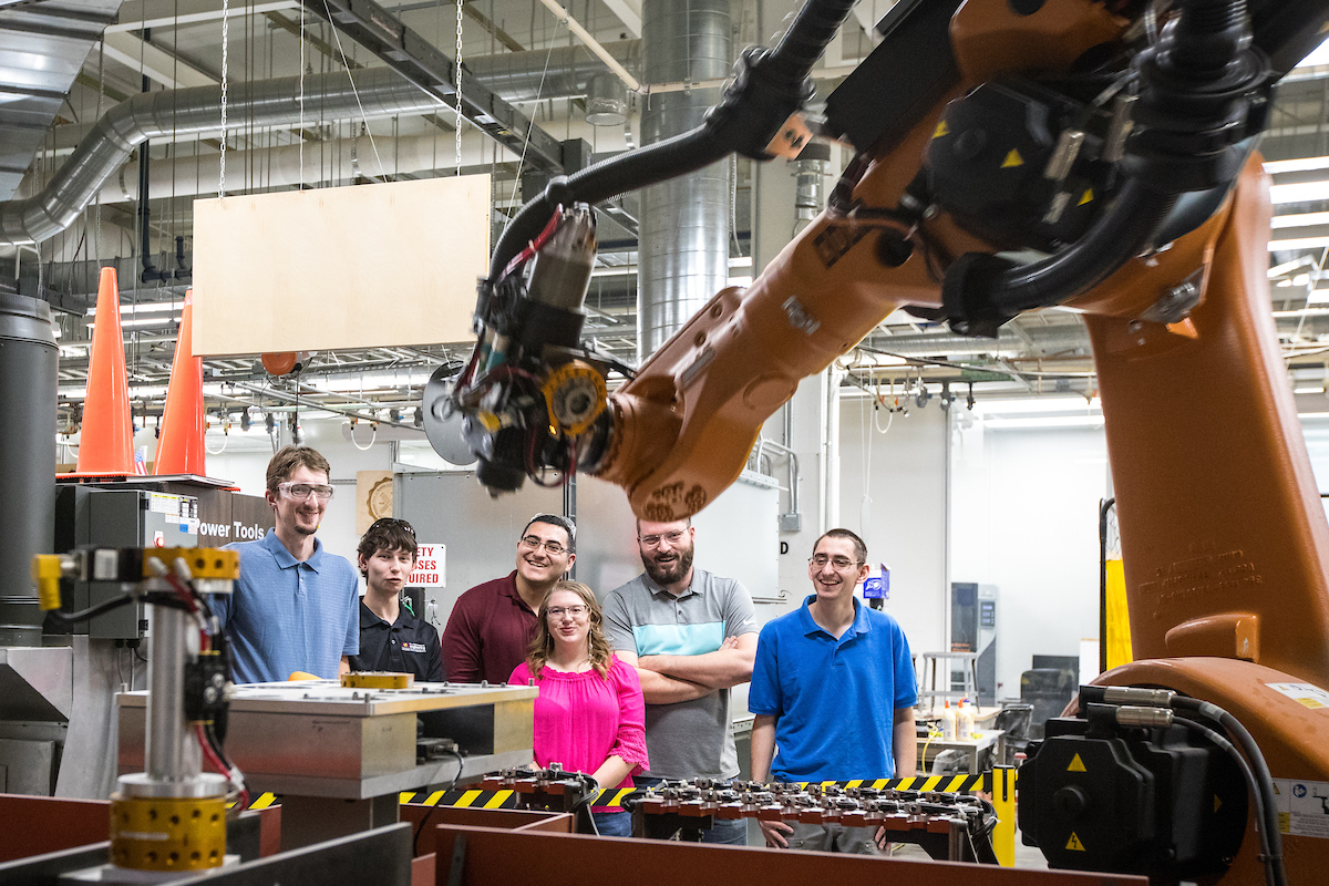 ASU student engineers fix Raytheon robotic arm