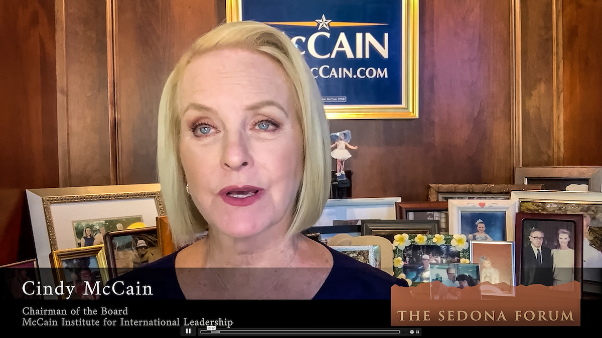 Cindy McCain at Sedona Forum