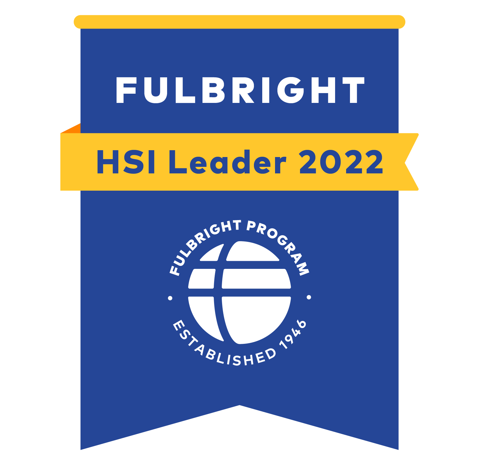 Fulbright HSI Leader badge