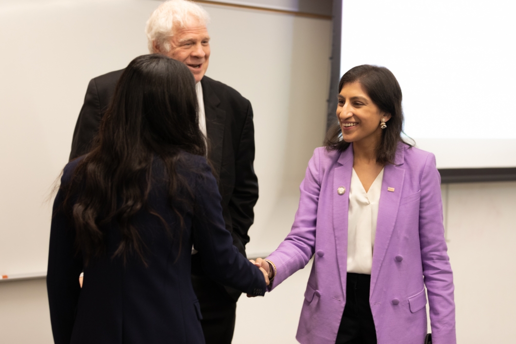 Federal Trade Commission chair visits ASU Law for antitrust discussion
