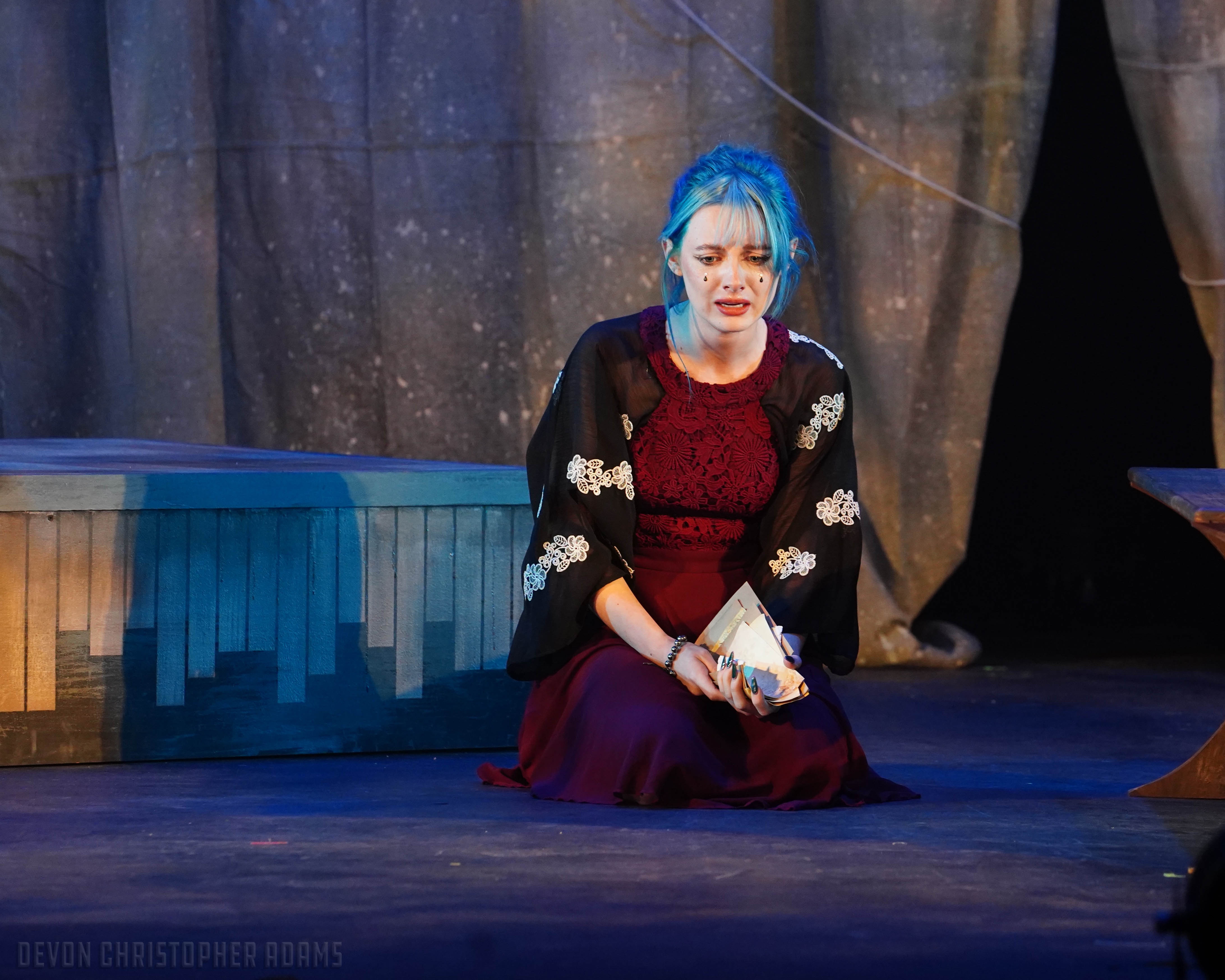Bronwyn Elizabeth as Ophelia, in "Hamlet."