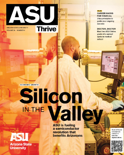 ASU Thrive Magazine Fall 2021 cover page