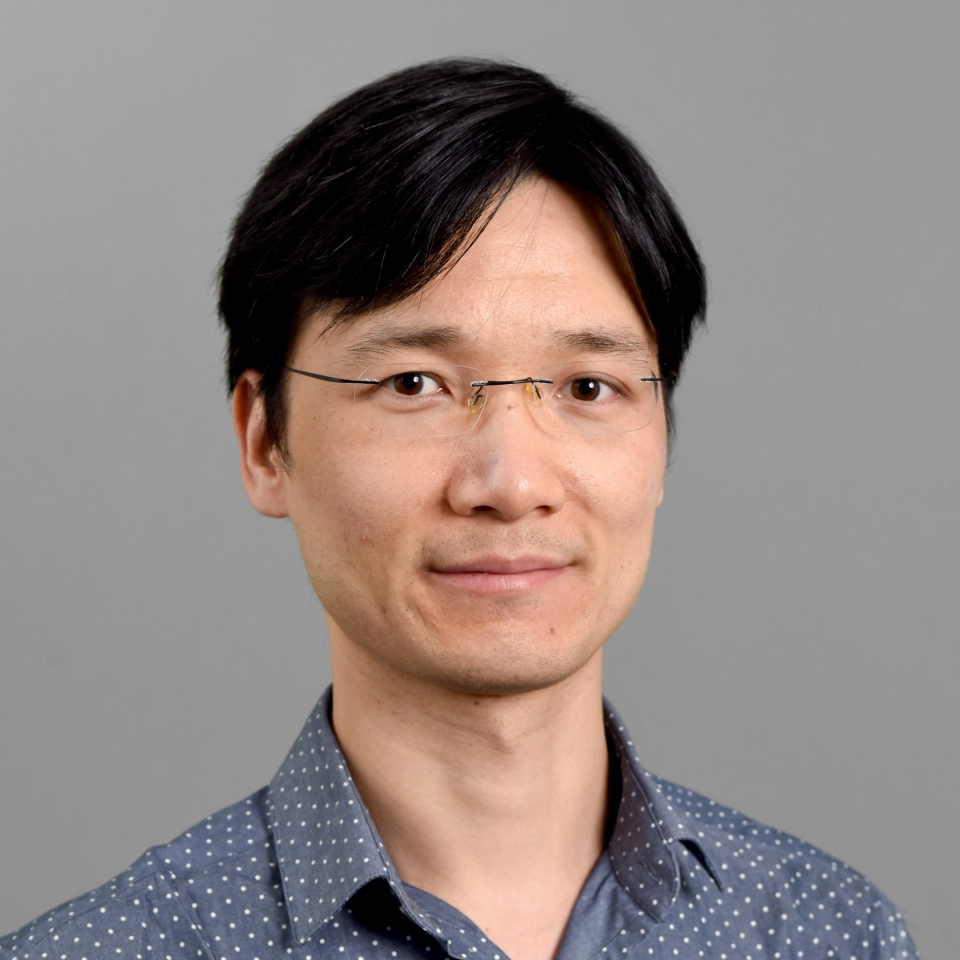 Portrait of ASU Associate Professor Chao Wang.