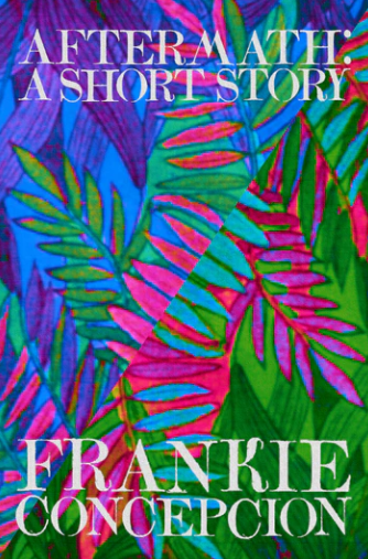 Book cover with illustrations of colorful leaves