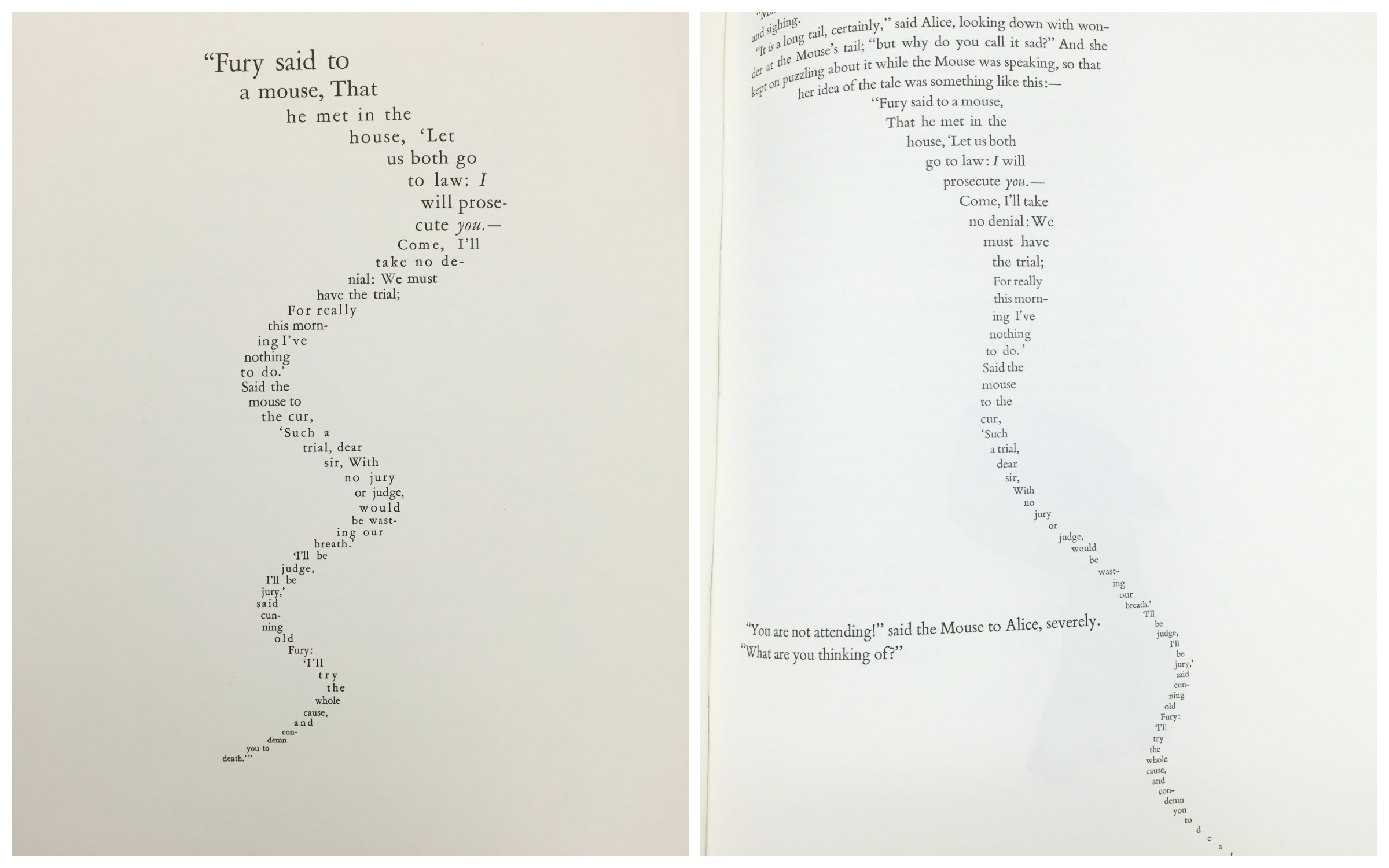 books with odd text patterns