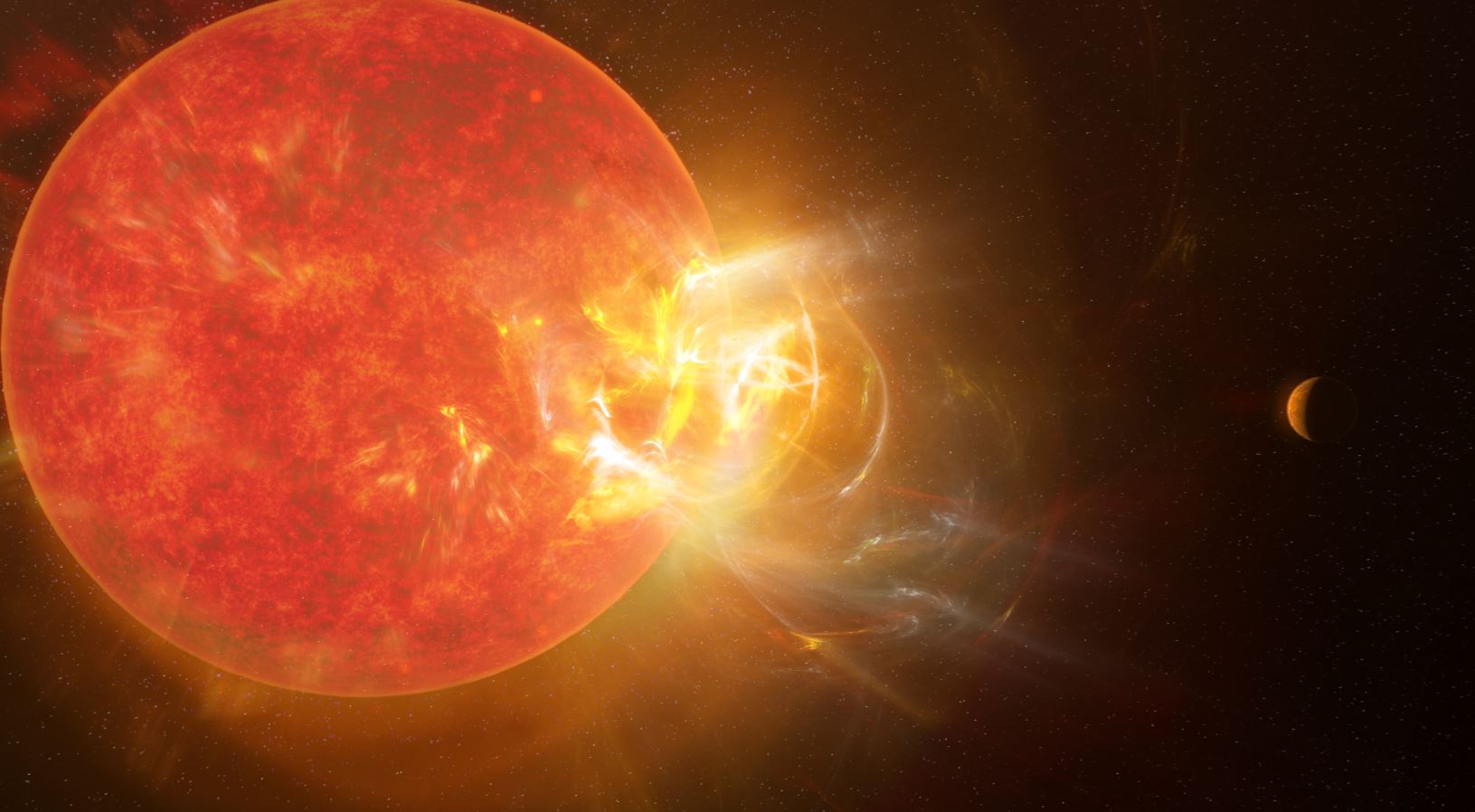 Humongous flare from sun's nearest neighbor breaks records | ASU News
