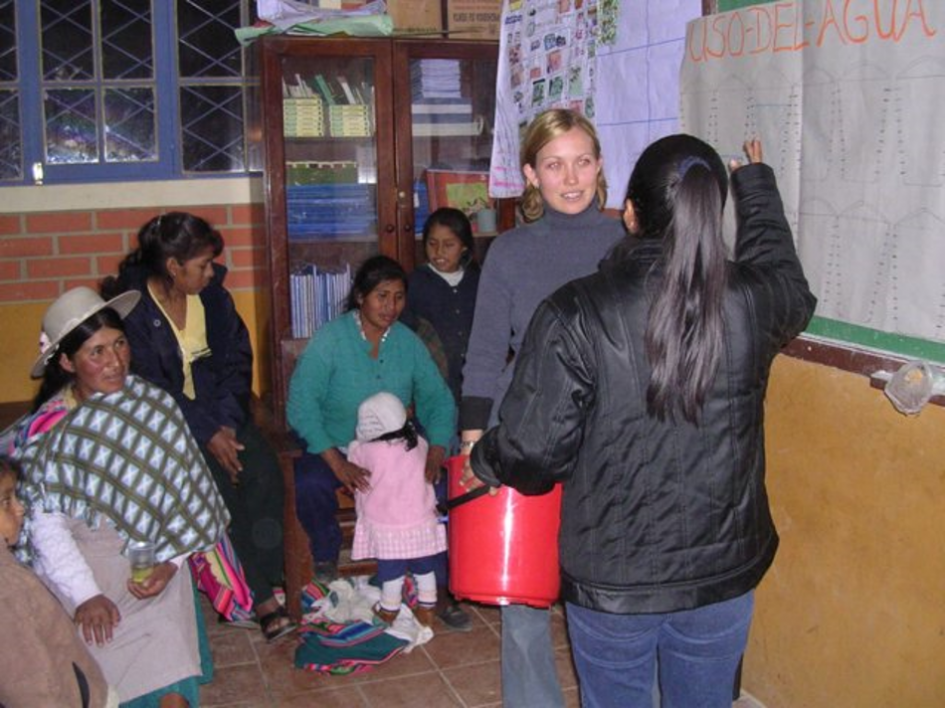 Amber Wutich in Bolivia