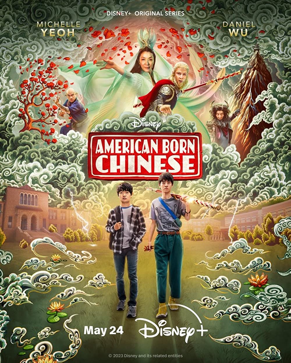 Series poster for "American Born Chinese"
