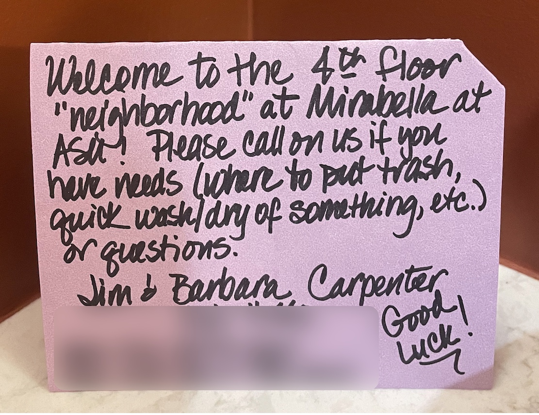 Mirabella housed visiting engineering students in Feb. 2023 - Jim Barbara Carpenter