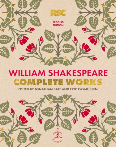 Cover of "William Shakespeare Complete Works," co-edited by Jonathan Bate.
