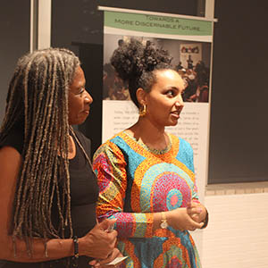 A photo of , organizers of “The Great Migration: Indiscernables in Arizona” exhibit