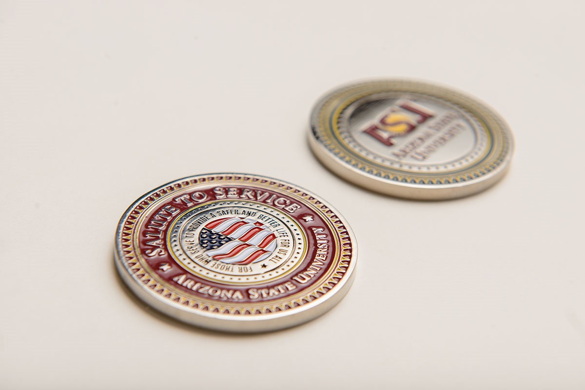 ASU's Salute to Service "Challenge Coin"