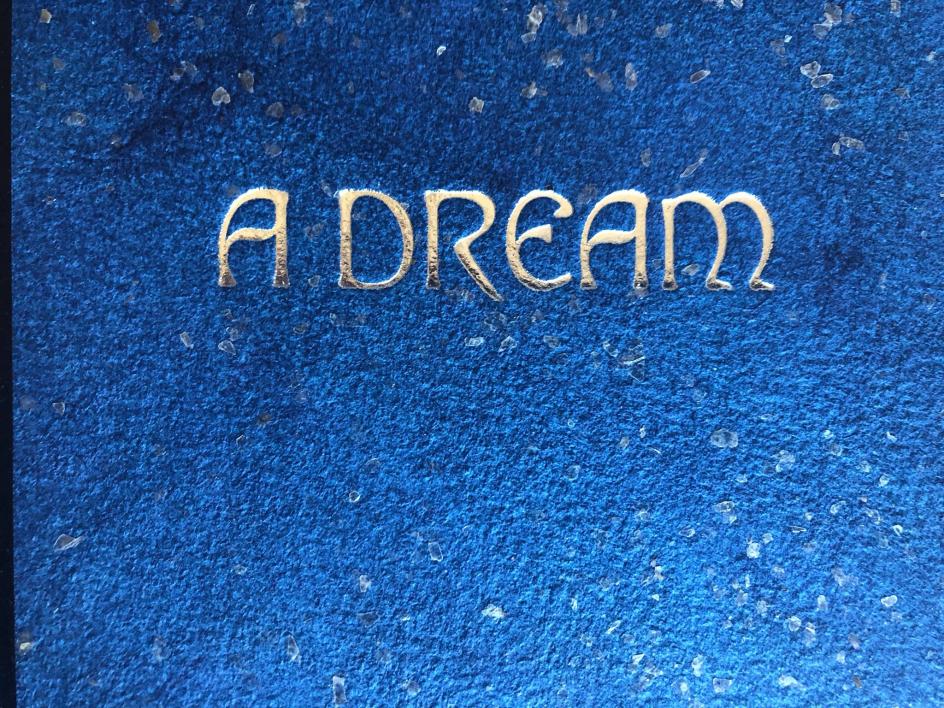 Close-up of the cover of "A Dream: Selected Poems" by Abramek Koplowicz, designed and illustrated by Kelly Houle, 2019. / Courtesy photo