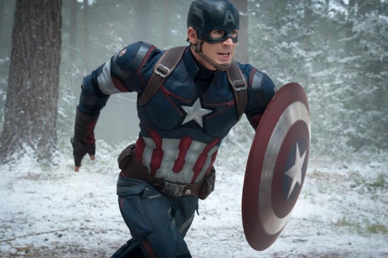 Captain America and his shield