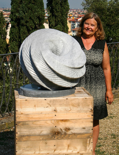 Mary Neubauer in Italy