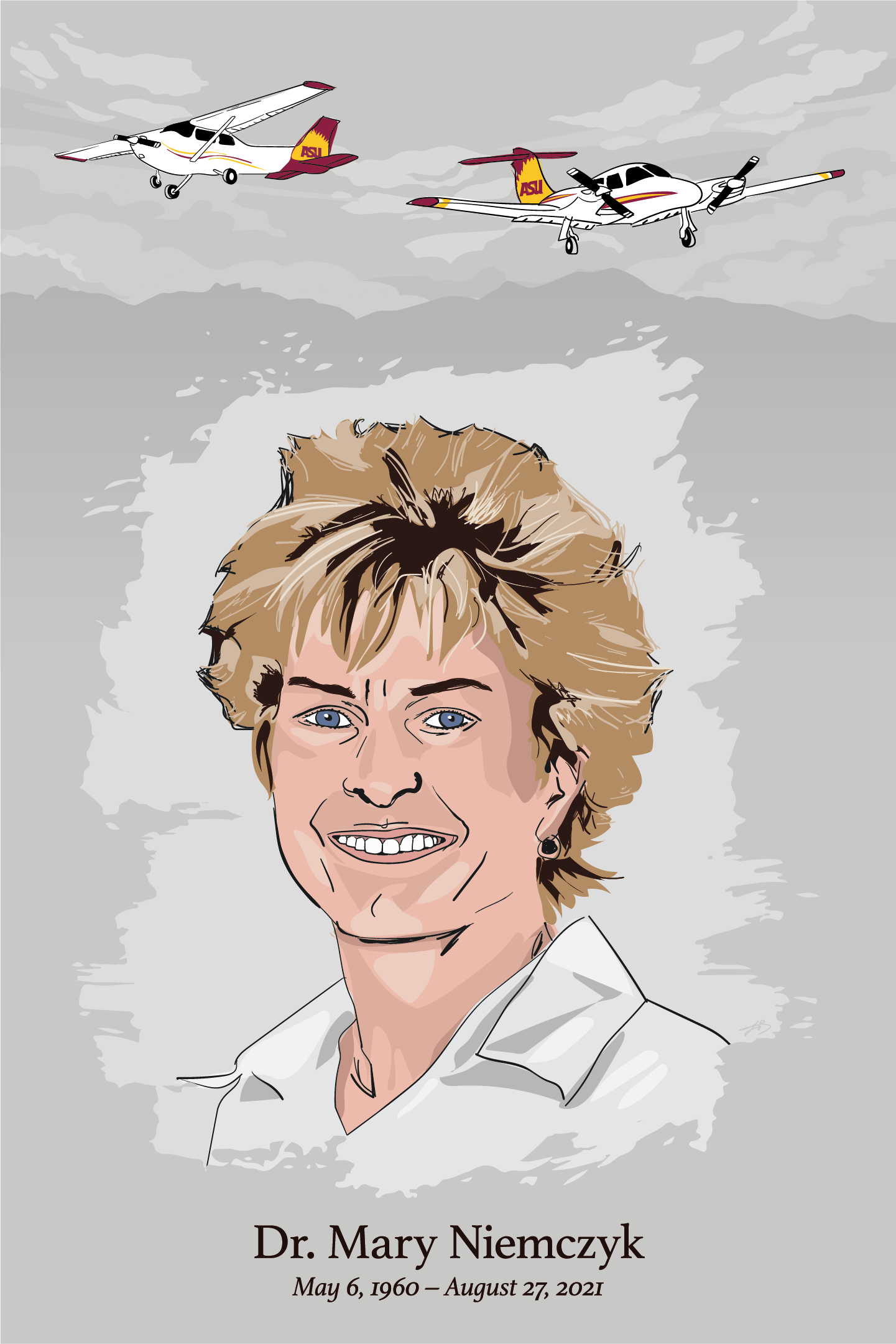 Artwork featuring Dr. Mary Niemczyk