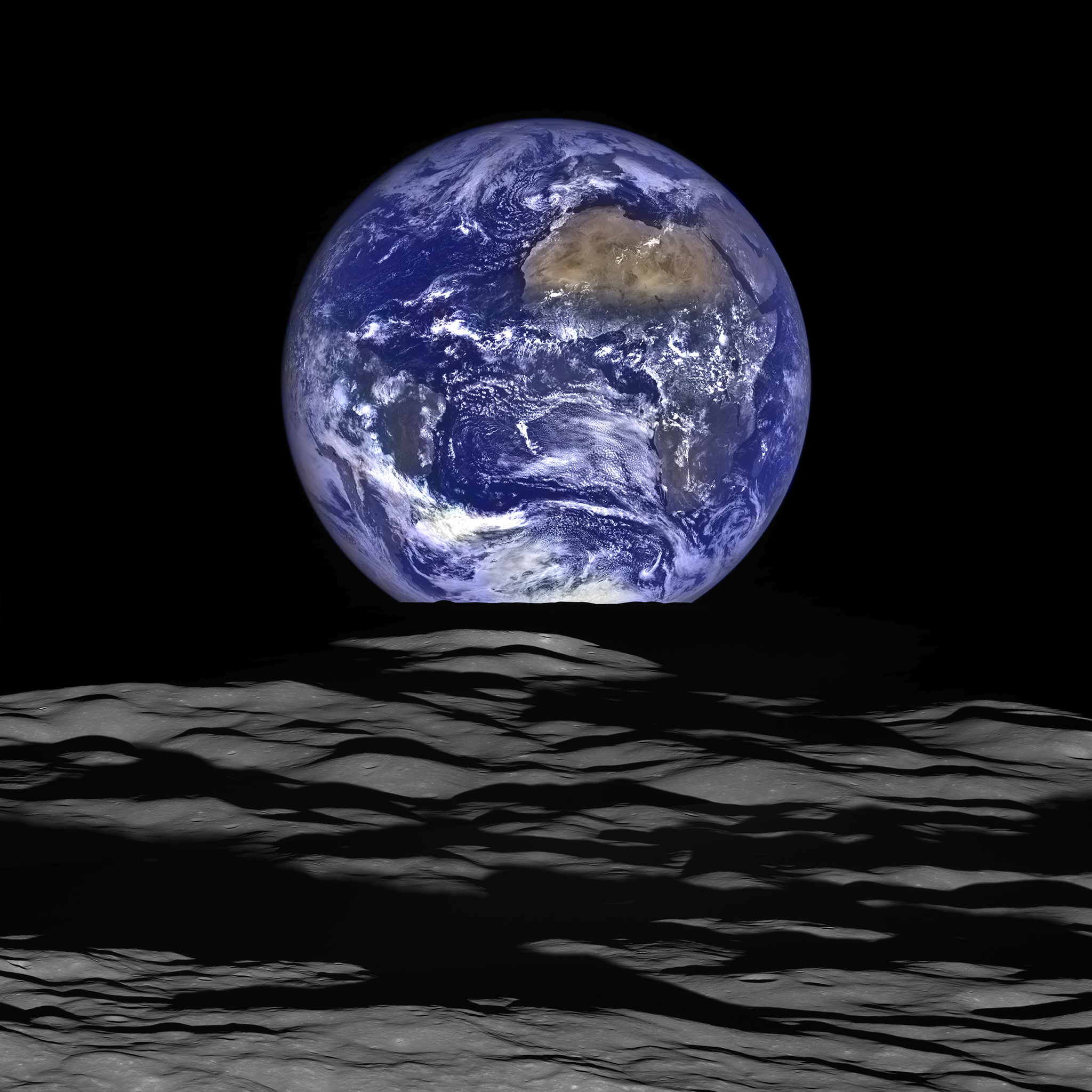 NASA image of the Earth from the Lunar Reconnaissance Orbiter