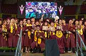 top ASU engineering grads at commencement