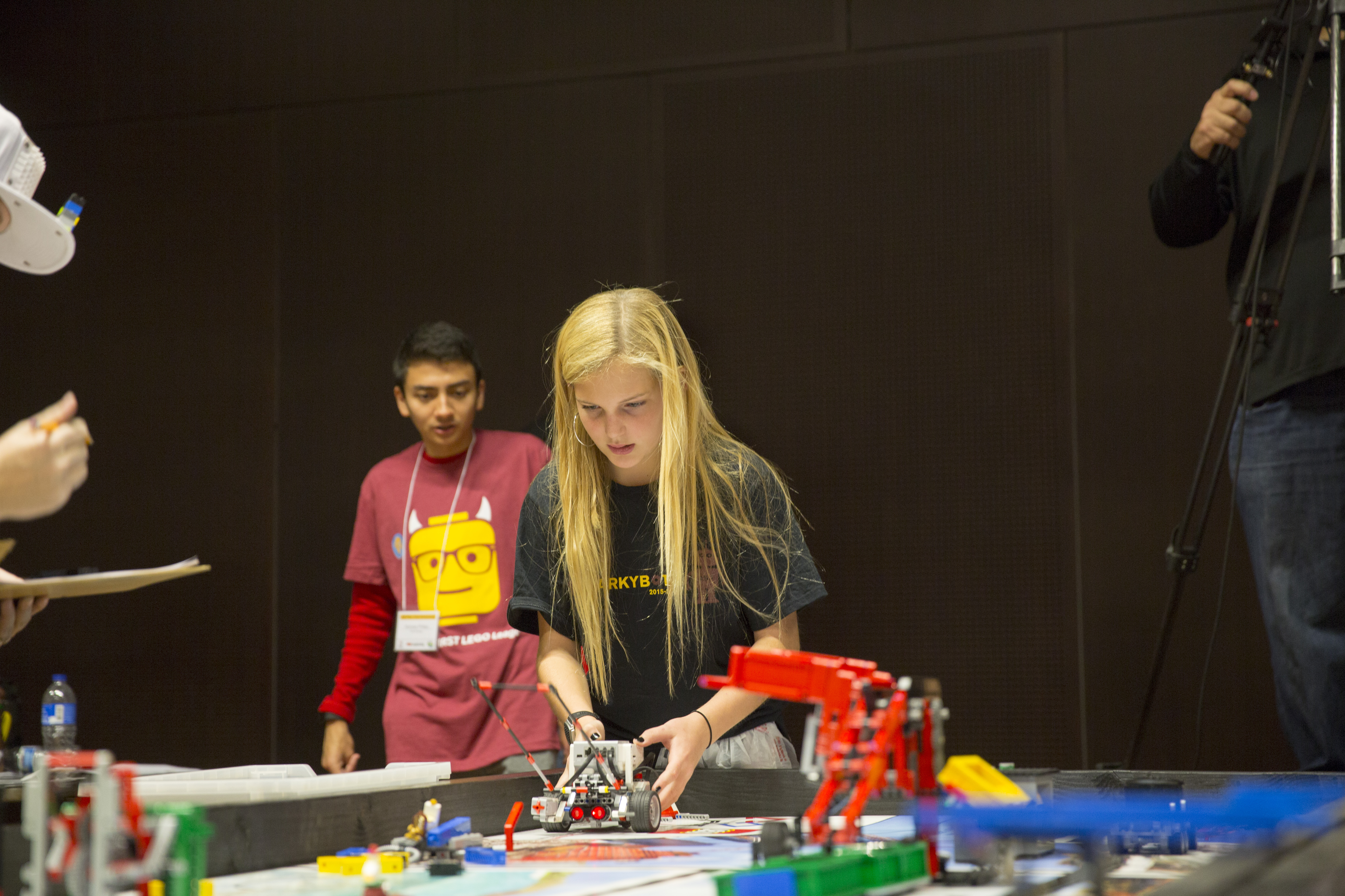 student competing in the Arizona FIRST LEGO League