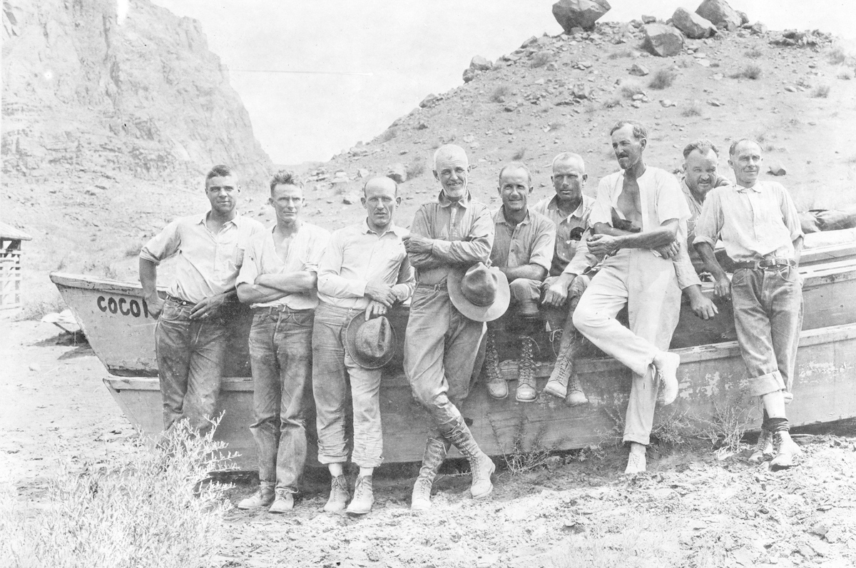 Group shot of 1923 Birdseye Grand Canyon expedition