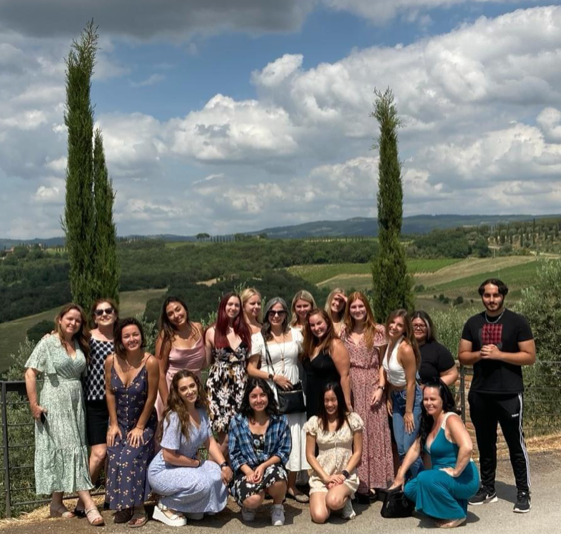 ASU students in Italy
