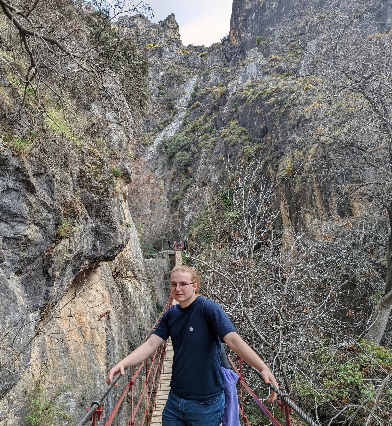 ASU Spanish major John Kole hikes in the mountains around Granada, Spain.
