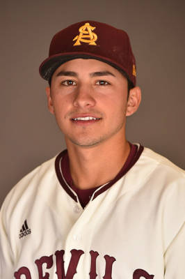 portrait of ASU baseball player
