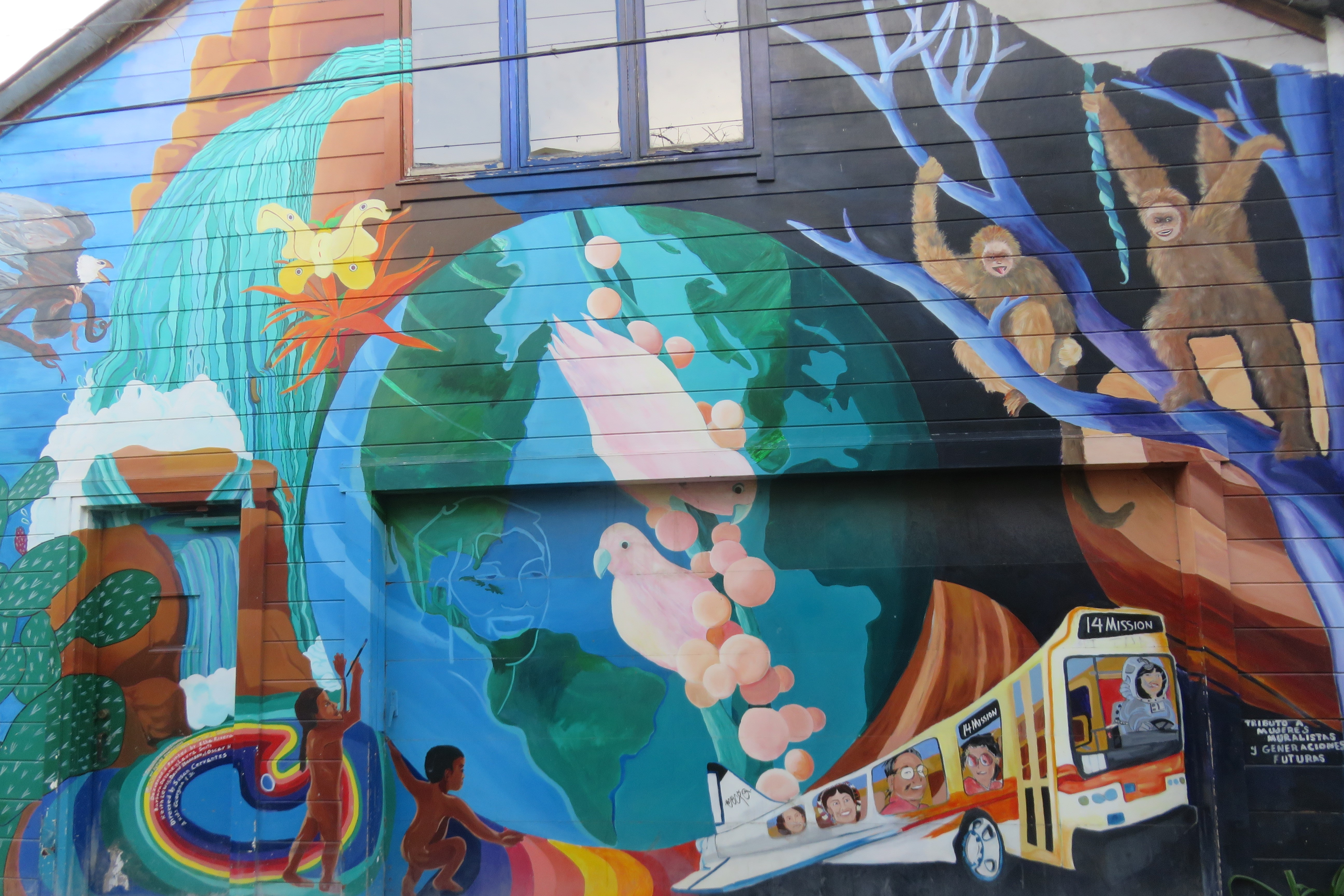 A mural in San Francisco’s Mission District. / Photo by Fabrice Florin on Flickr. Used under CC 2.0.