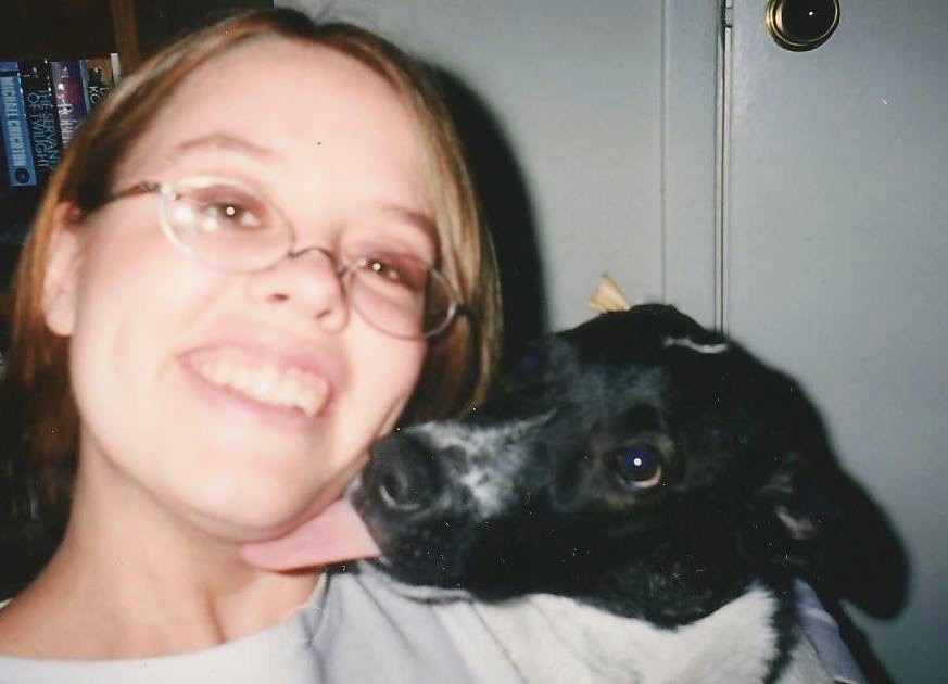 Melinda Weaver and her dog Muggsy