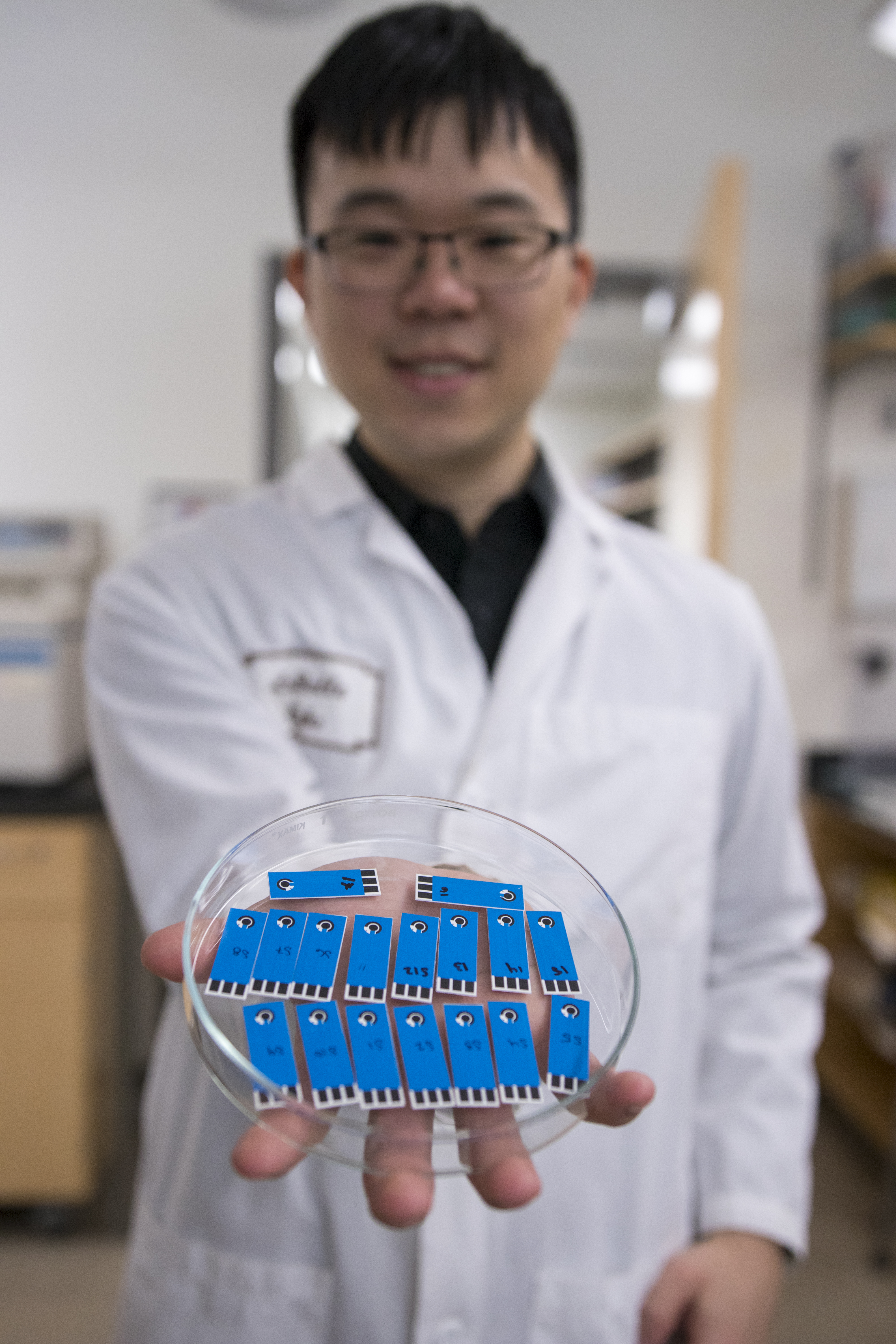 Chi-En Lin, a doctoral candidate in biomedical engineering at ASU