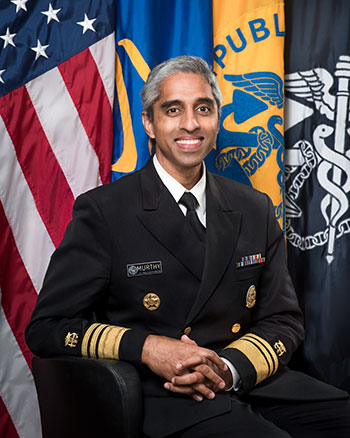 Official portrait of U.S. Surgeon General Vivek H. Murthy 