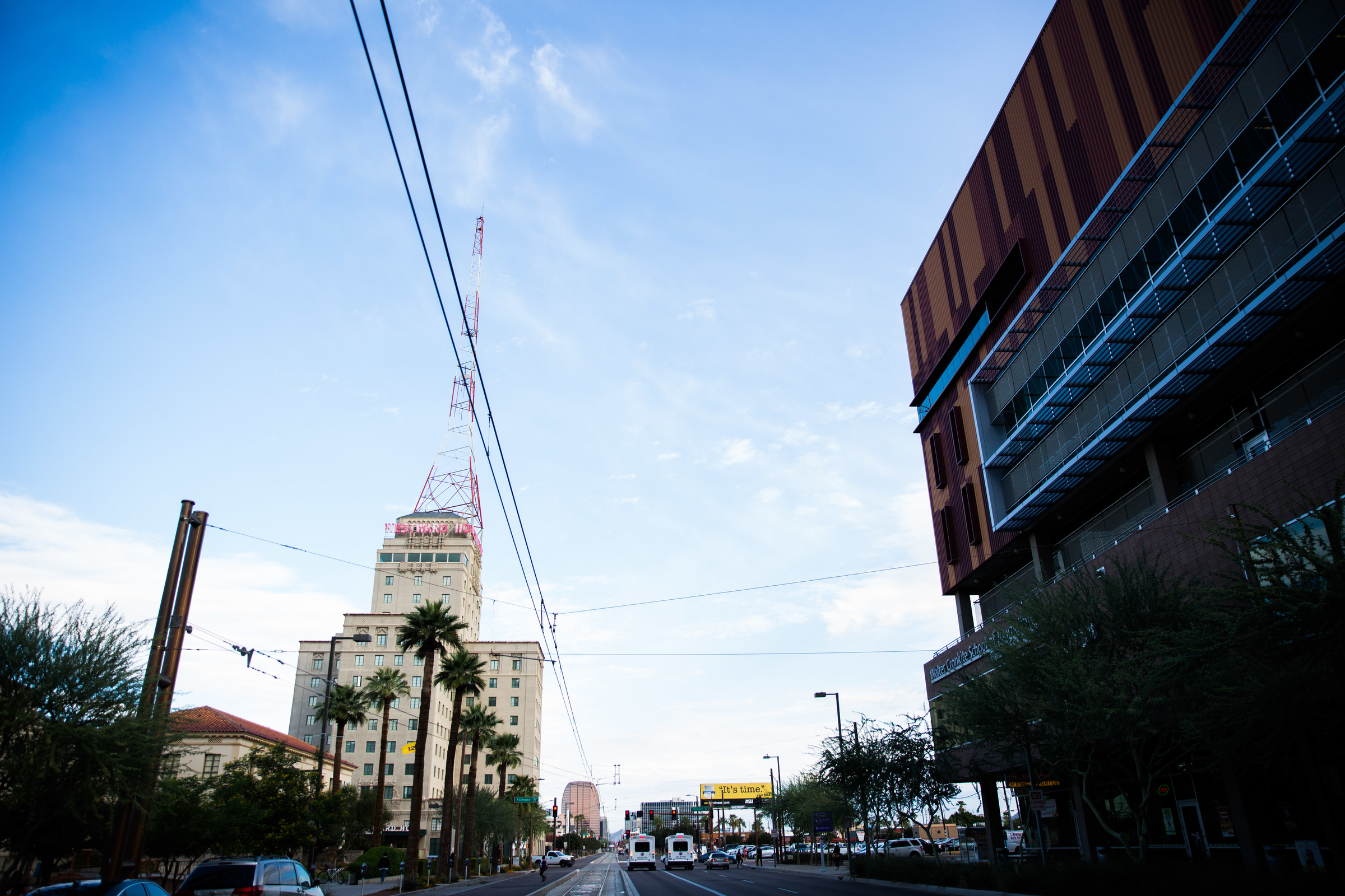 view of Westward Ho in downtown Phoenix