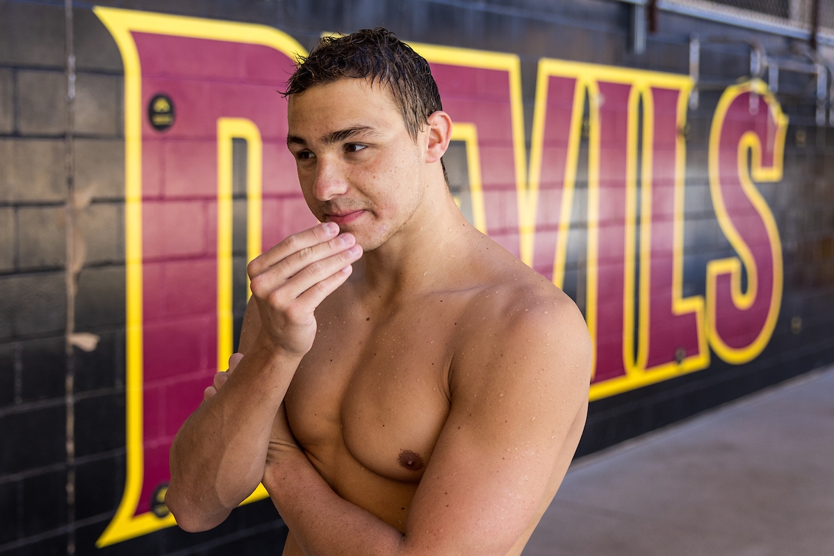 ASU swimmer Ilya Kharun