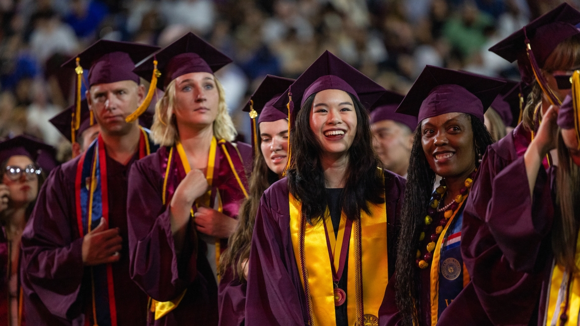 ASU Among Top Public Universities In 2024 Wall Street Journal Rankings   20230508undergraduatecommencement 1908 