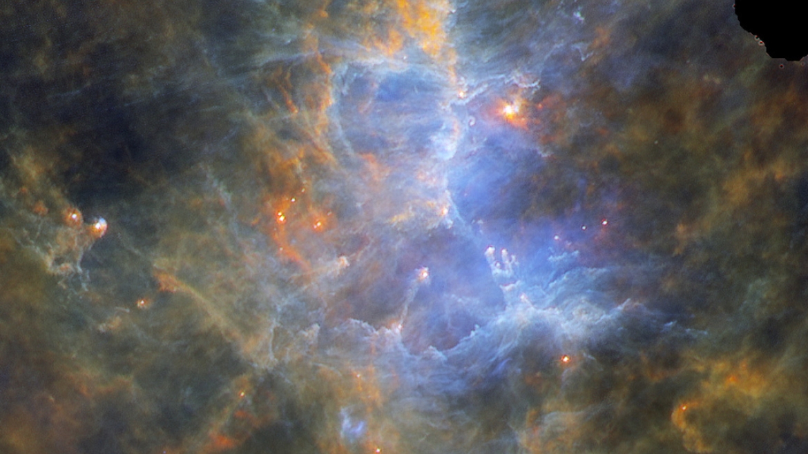 Eagle Nebula in infrared light