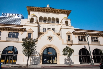 Exterior of the ASU California Center building in Los Angeles.