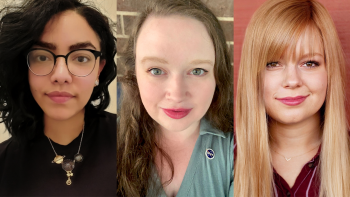 Collage of portraits of ASU students Rose Ferreira, Erica Kriner and Sierra Malmberg, all of whom have been selected for the Brooke Owens Fellowship.