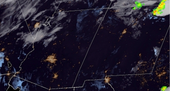 Satellite image of Arizona