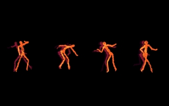 sample animations to demonstrate use and potential for motion capture data