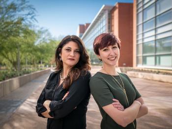 Heather Bimonte-Nelson and Stephanie Koebele, researchers in the ASU Department of Psychology