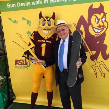 Herb Roskind and Sparky