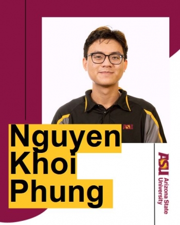 Portrait of ASU transfer student Nguyen Khoi (Korey) Phung.