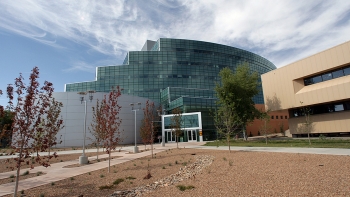 Exterior of the Los Alamos National Laboratory building.