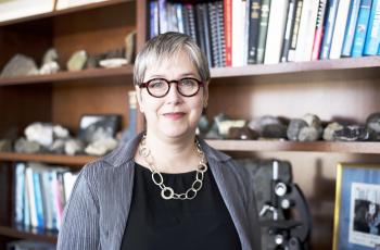 A photograph of Lindy Elkins-Tanton, Director of the School of Earth and Space Exploration