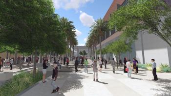 Artist rendering of Orange Mall extension