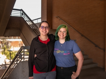 Portrait of Arizona State University lecturers Shannon Eaton and Rachel Bristol.