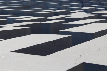 Photo of the Holocaust Memorial in Berlin, Germany