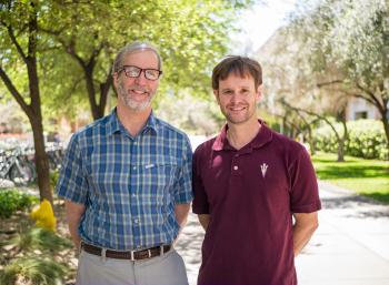 Michael McBeath and Sam McClure, researchers in the ASU Department of Psychology